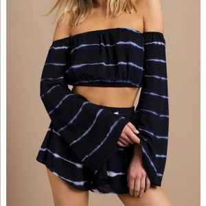Tobi off the shoulder matching set